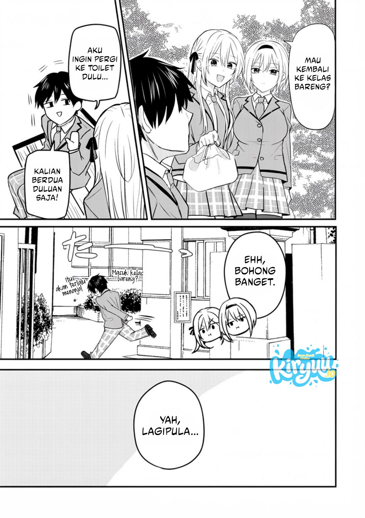 Baca Nani no Torie mo Nai Heibon na Ore ga Bijin Futago Shimai wo Inochigake de Tasuketa Kekka, Jitsu wa Yandere datta Futari wo Gachi Bore Sasete Shimatta Chapter 02 Bahasa Indonesia page 70