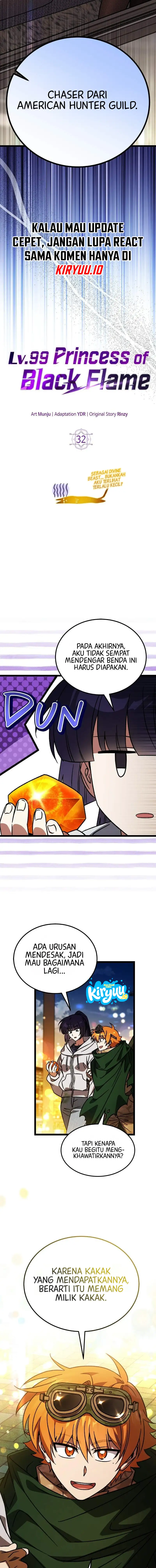 Baca Lv. 99 Princess of Black Flame Chapter 32 Bahasa Indonesia page 14
