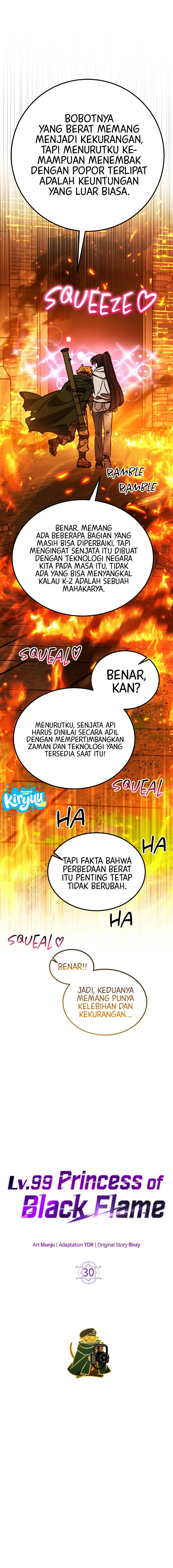 Baca Lv. 99 Princess of Black Flame Chapter 30 Bahasa Indonesia page 20