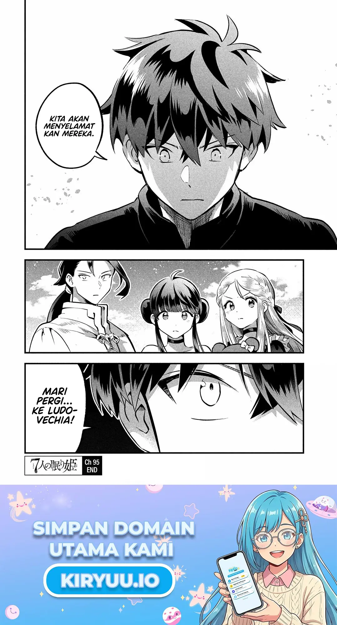 7-nin no Nemuri Hime Chapter 95 Komik Bahasa Indonesia